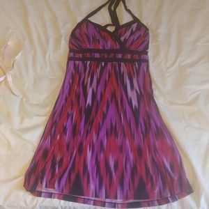 Apt 9 Womens Halter Dress Pink Purple Black Boho 90s Y2K